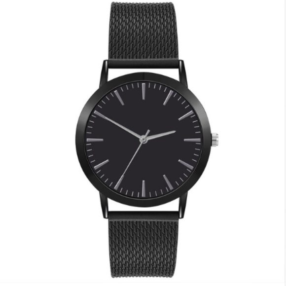 ⌚️NEW⌚️ Unisex Simple Stainless Quartz Watch - Picture 2 of 2